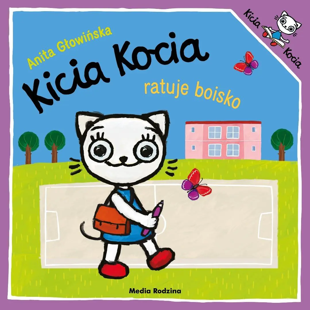 Książka - Kicia Kocia ratuje boisko