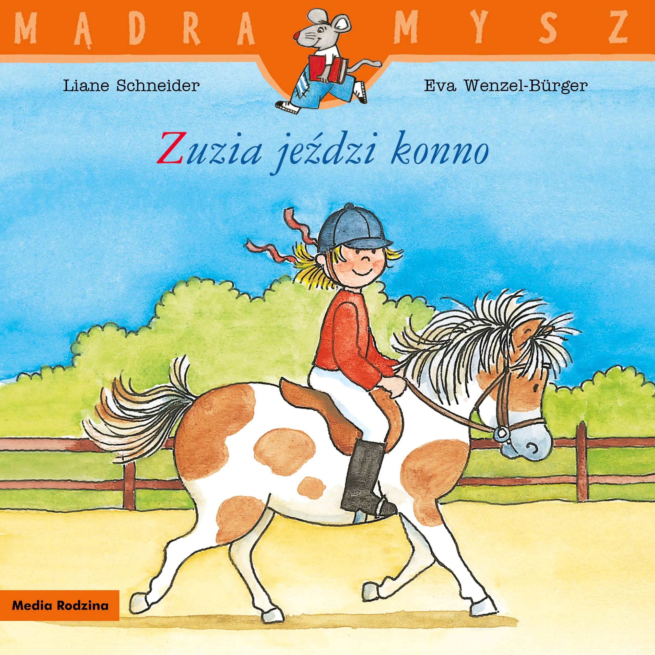 Książka - Mądra mysz. Zuzia jeździ konno