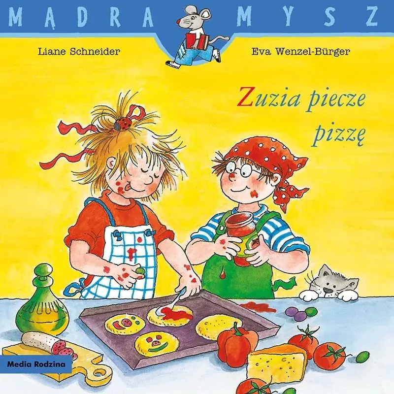 Książka - Mądra Mysz. Zuzia piecze pizzę