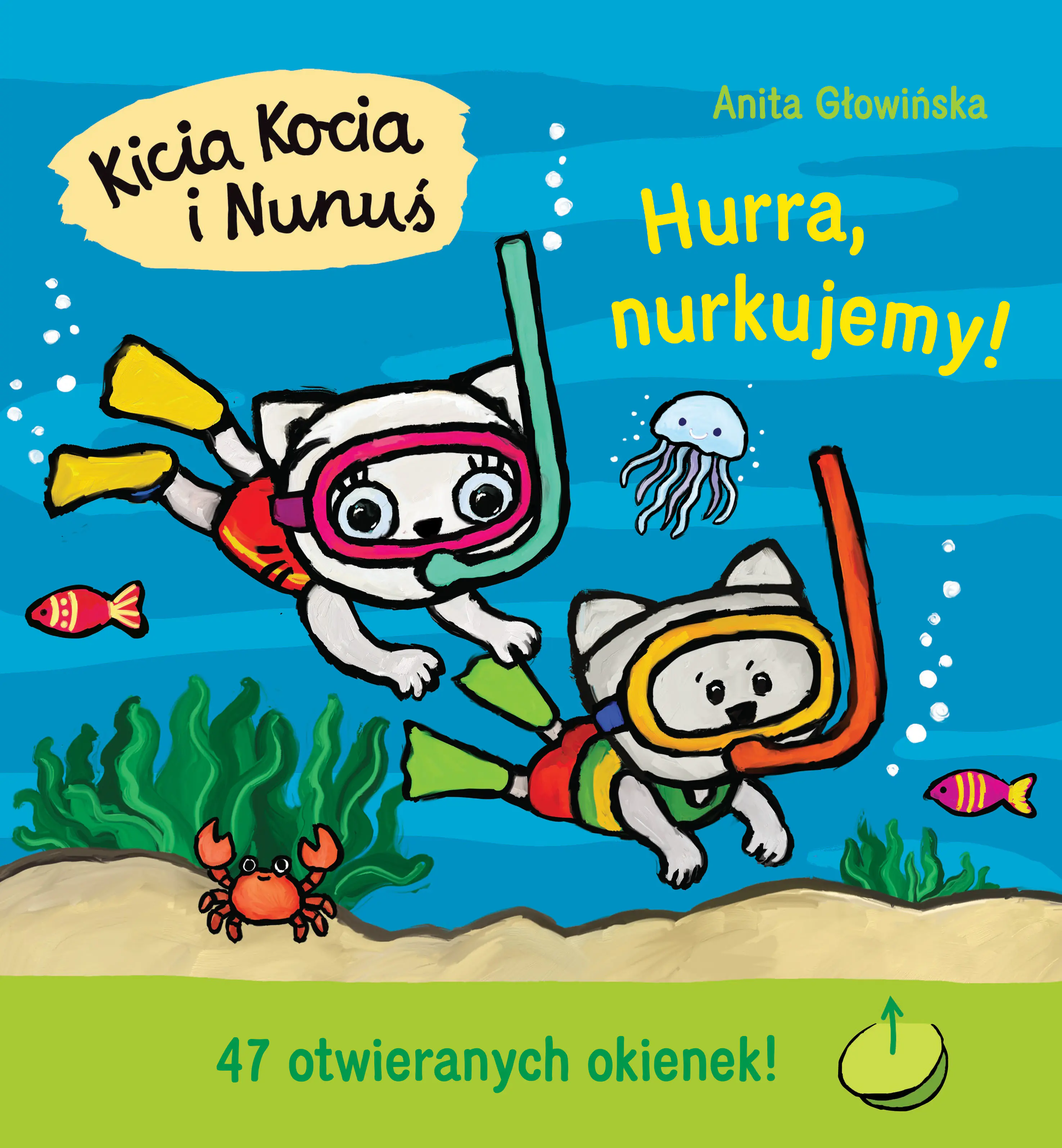 Książka - Kicia Kocia i Nunuś. Hurra, nurkujemy!