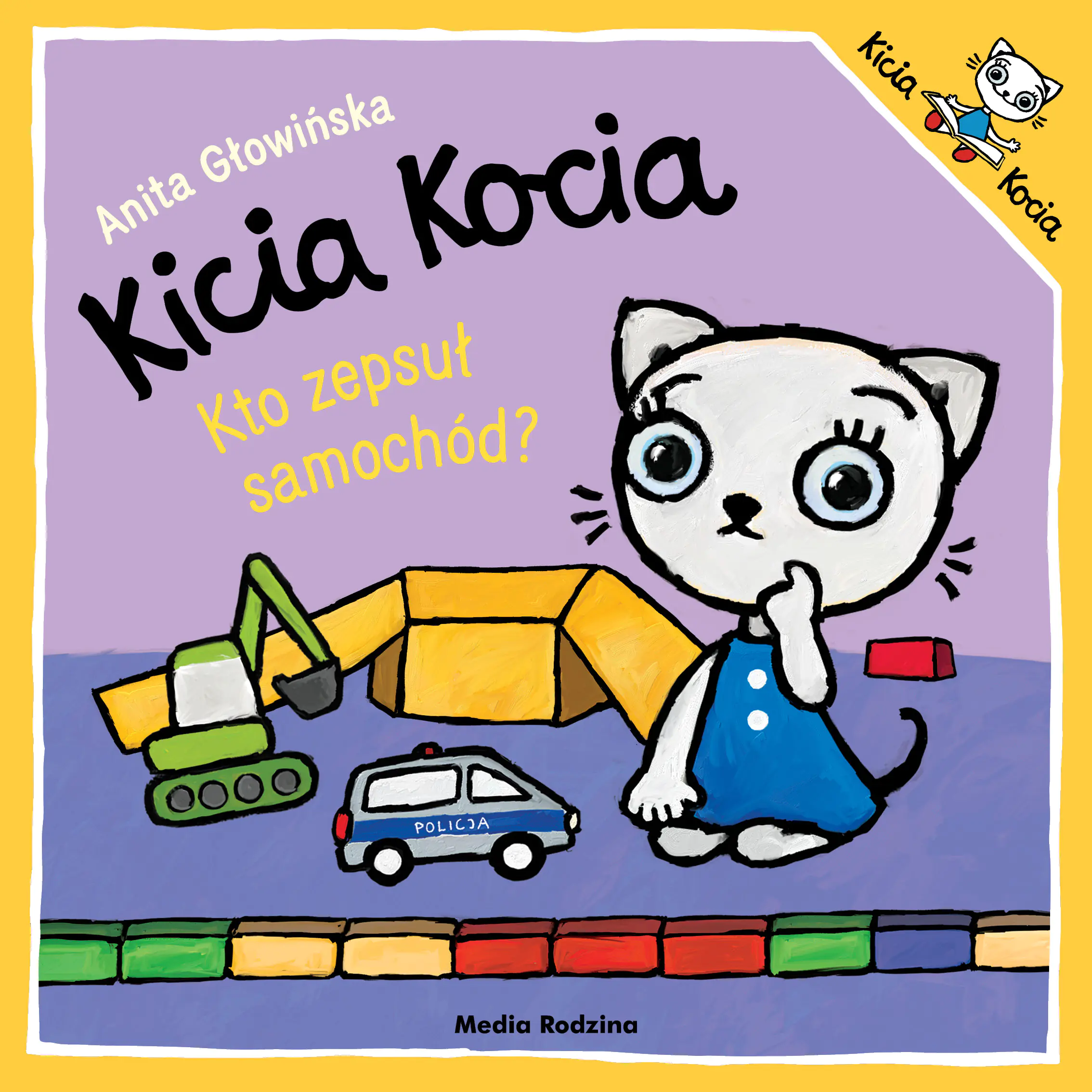 Książka - Kicia Kocia. Kto zepsuł samochód?