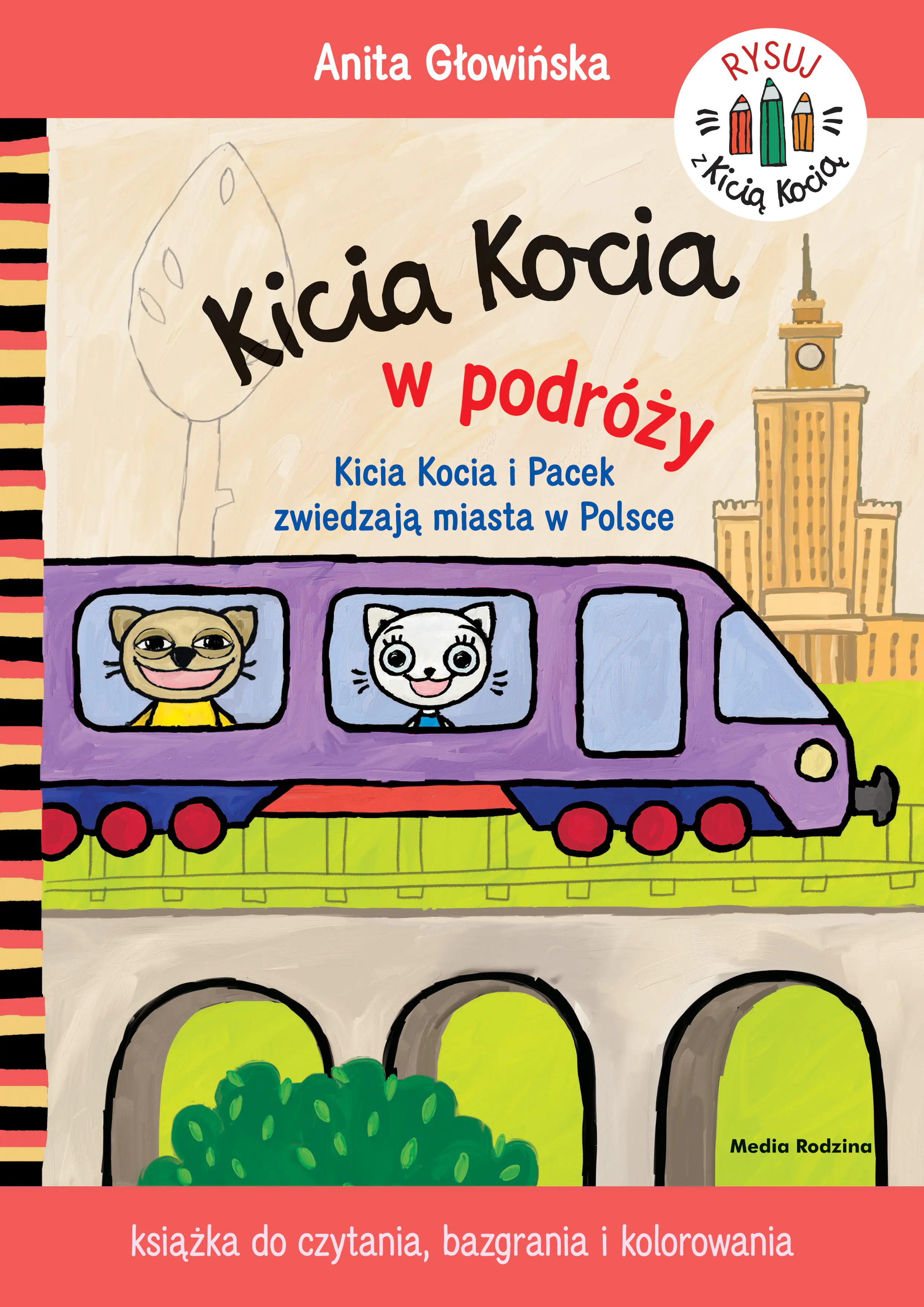 Książka - Kicia Kocia w podróży. Kolorowanka