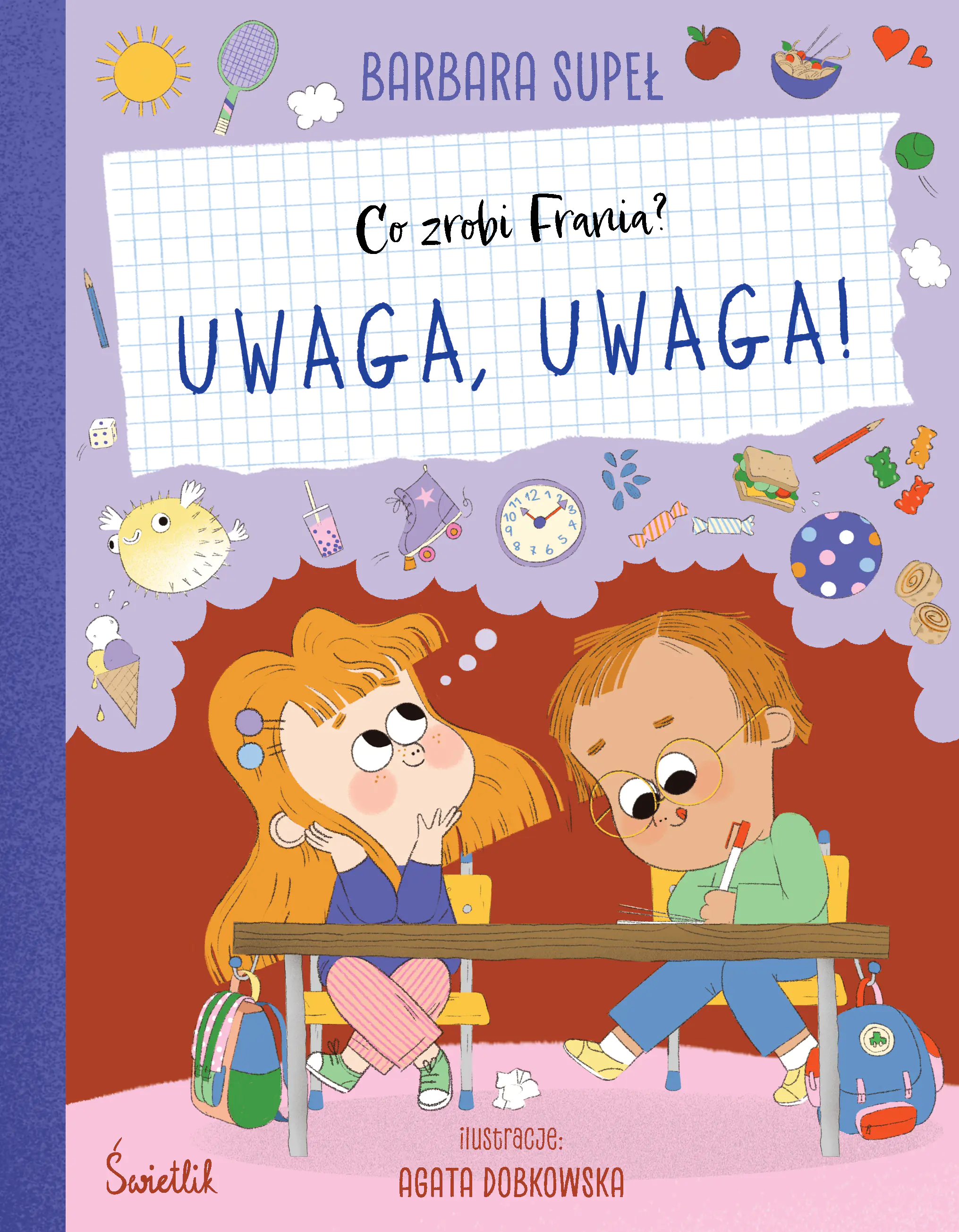Książka - Uwaga, uwaga! Co zrobi Frania?