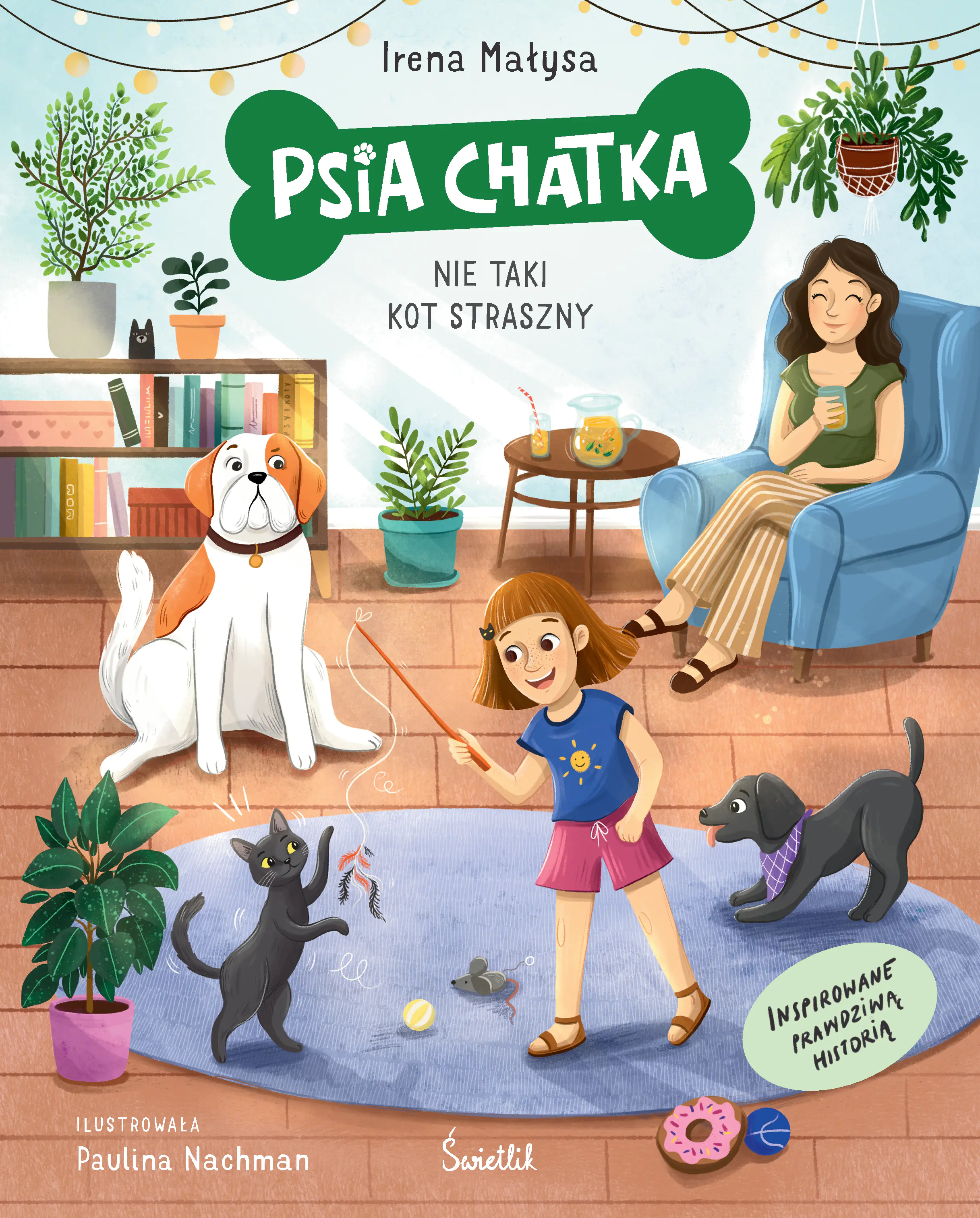 Książka - Psia Chatka. Nie taki kot straszny