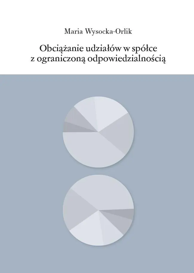 Książka - Obciążanie udziałów w spółce z o.o.