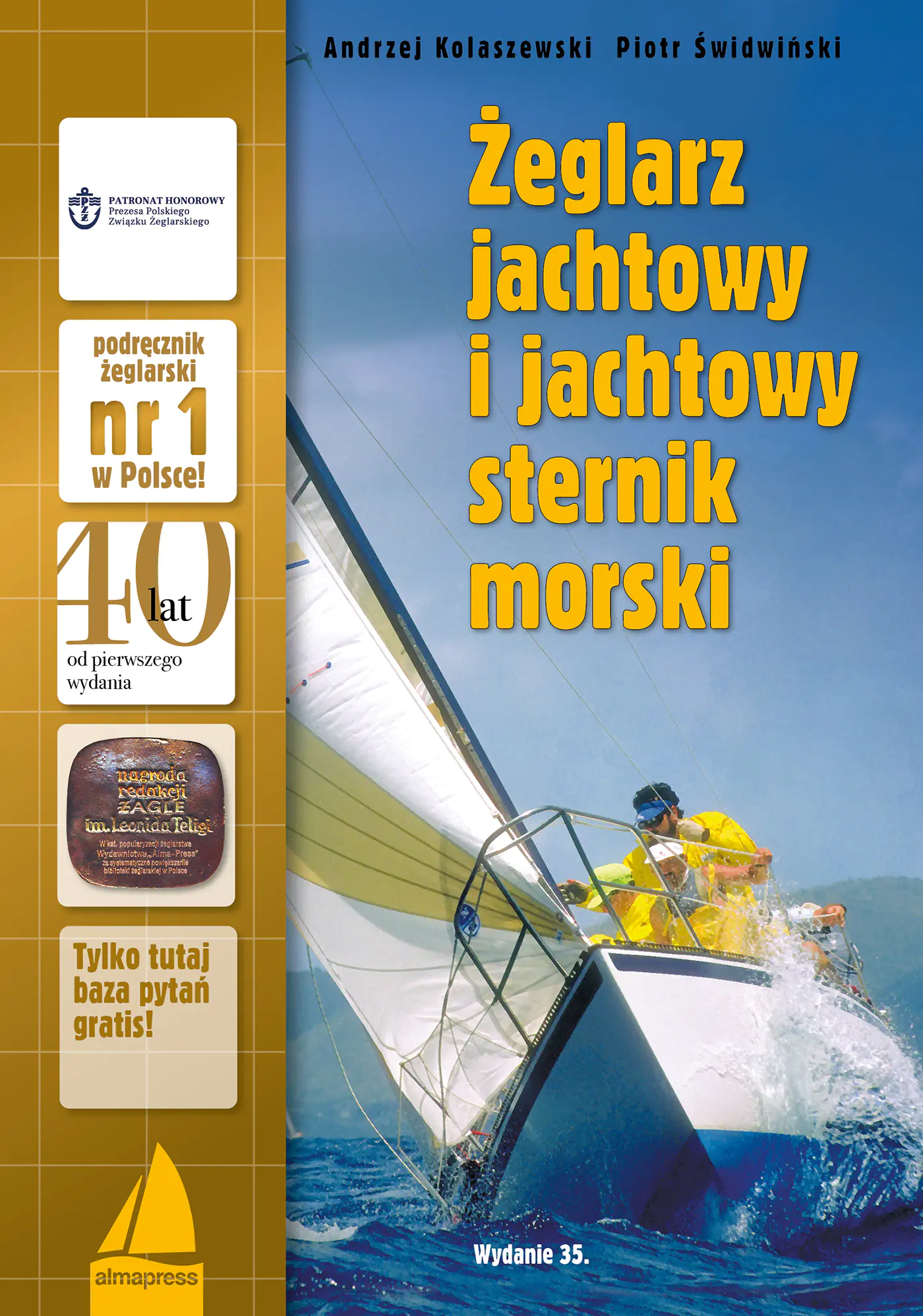 Książka - Żeglarz jachtowy i jachtowy sternik morski. Podręcznik zgodny z programem szkolenia PZŻ