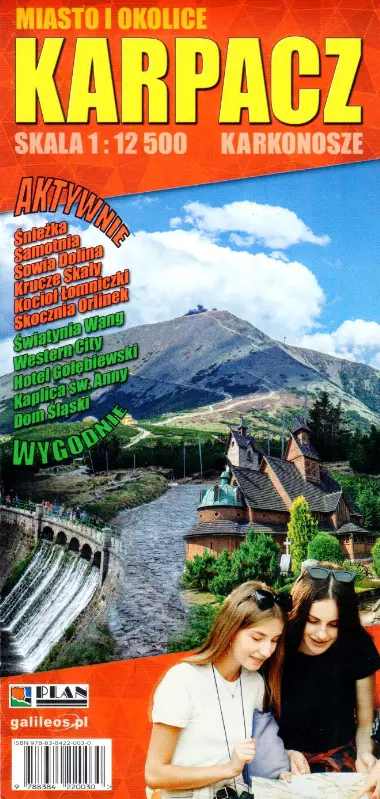 Książka - Karpacz. Miasto i okolice - mapa turystyczna