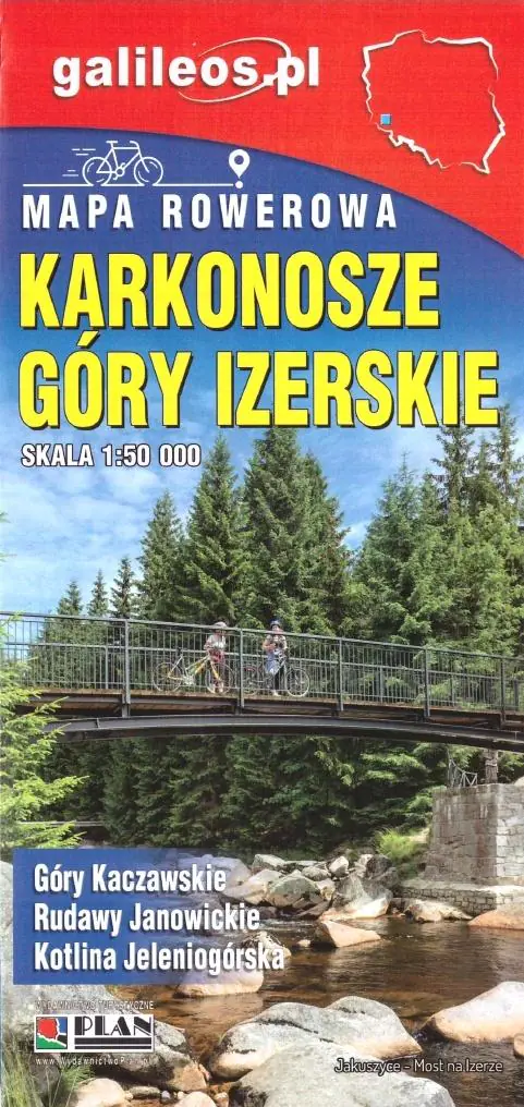 Książka - Karkonosze, Góry Izerskie - mapa rowerowa