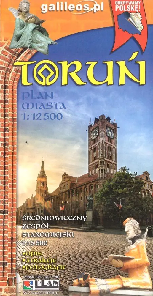 Książka - Toruń, Kujawy, Ziemia Chełmińska - mapa