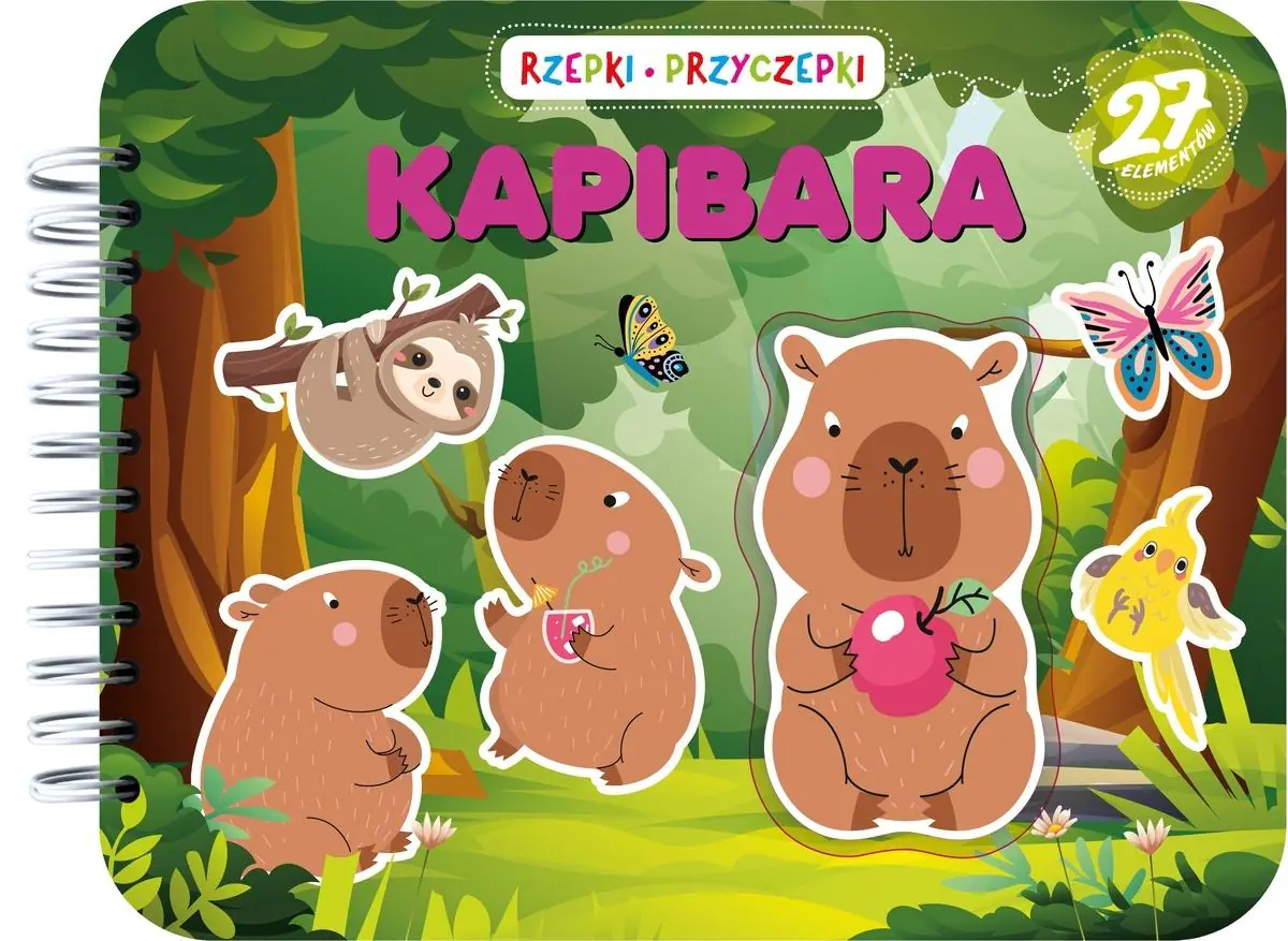 Książka - Rzepki-przyczepki. Kapibara