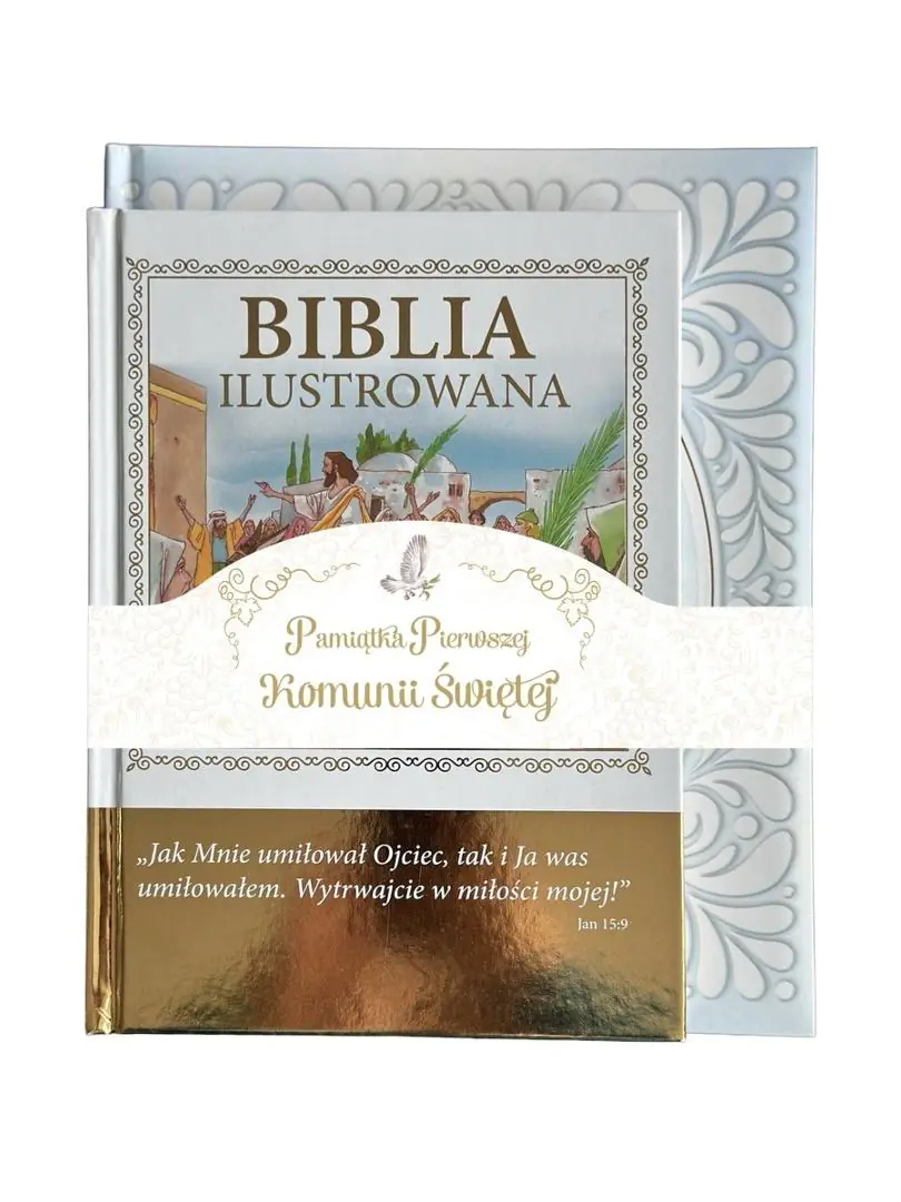 Książka - Pakiet: Biblia ilustrowana. Pamiątka Pierwszej Komunii Świętej