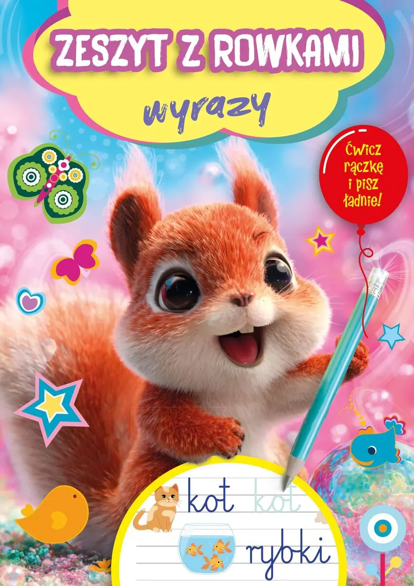 Książka - Zeszyt z rowkami. Wyrazy