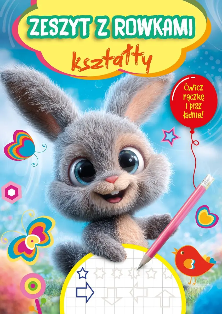 Książka - Zeszyt z rowkami. Kształty