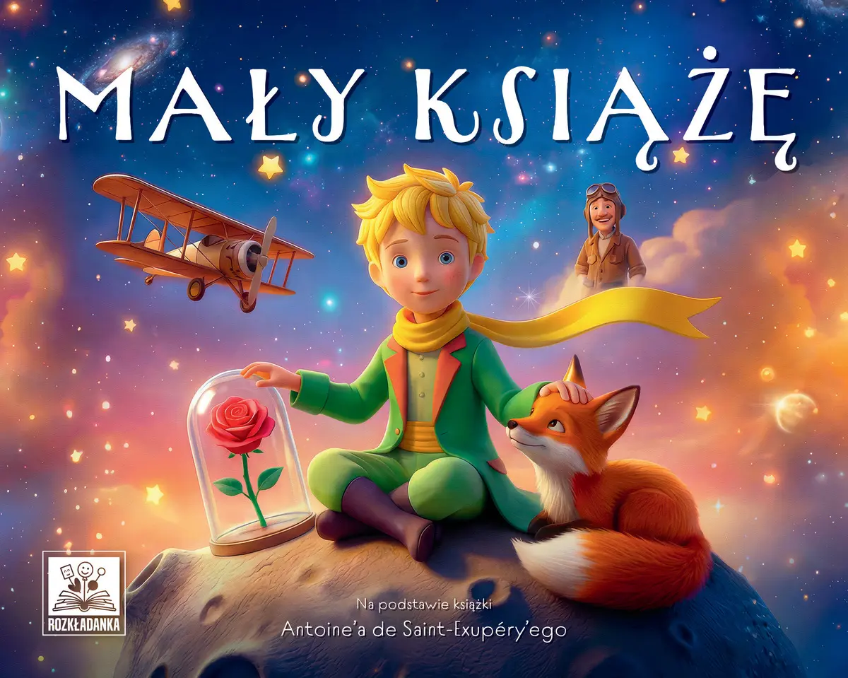 Książka - Rozkładanka. Mały Książę
