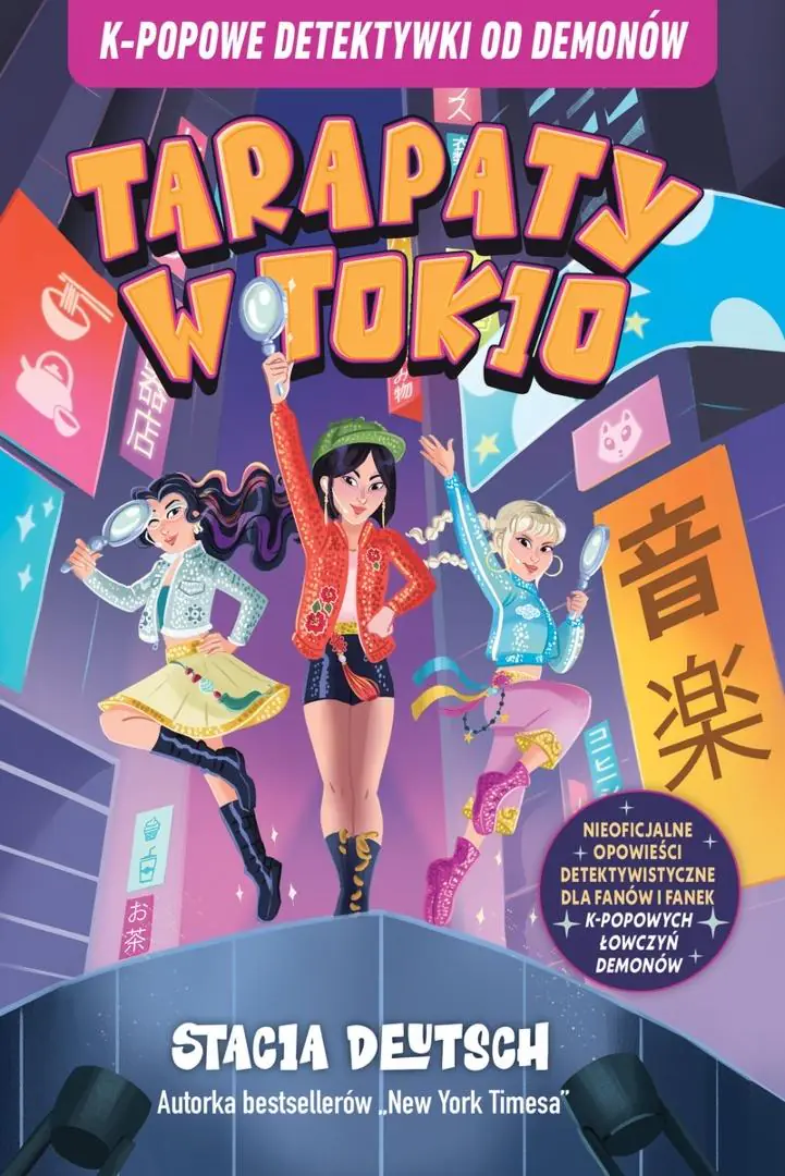 Książka - K-popowe detektywki od demonów. Tarapaty w Tokio