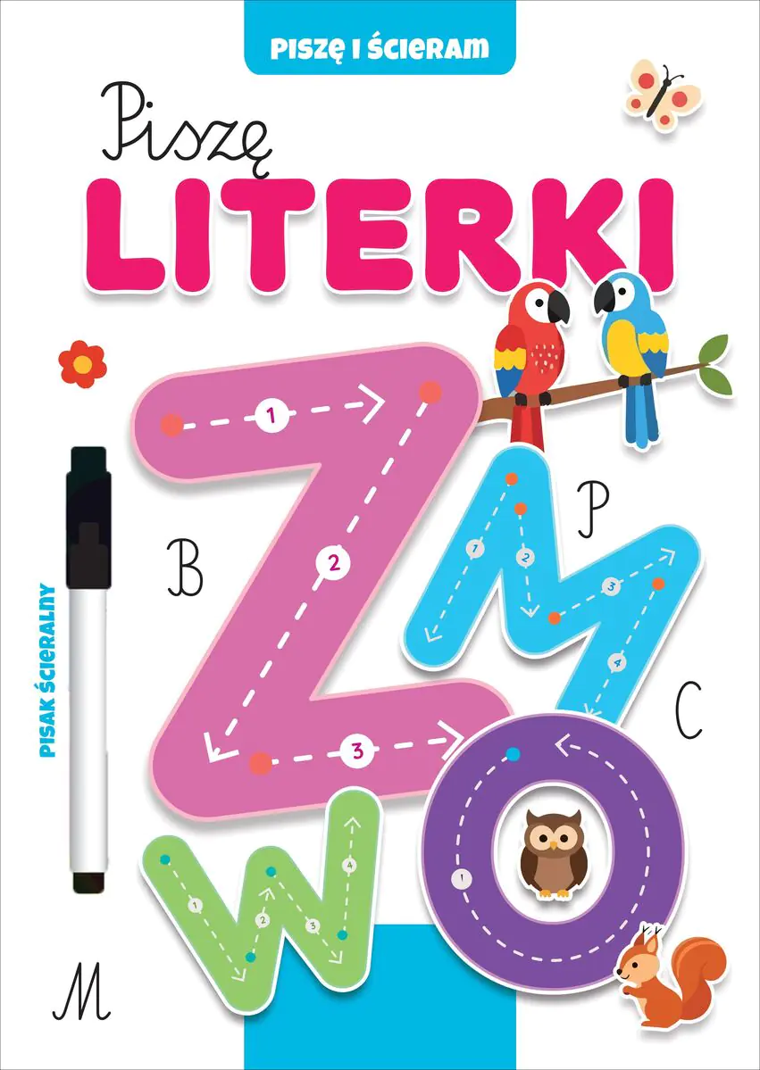 Książka - Piszę i ścieram. Piszę literki