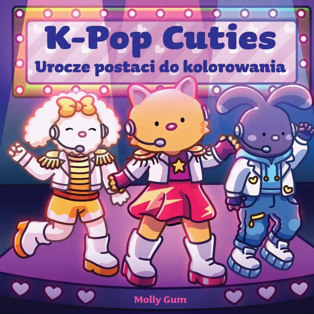 Książka - K-pop Cuties. Urocze postaci do kolorowania
