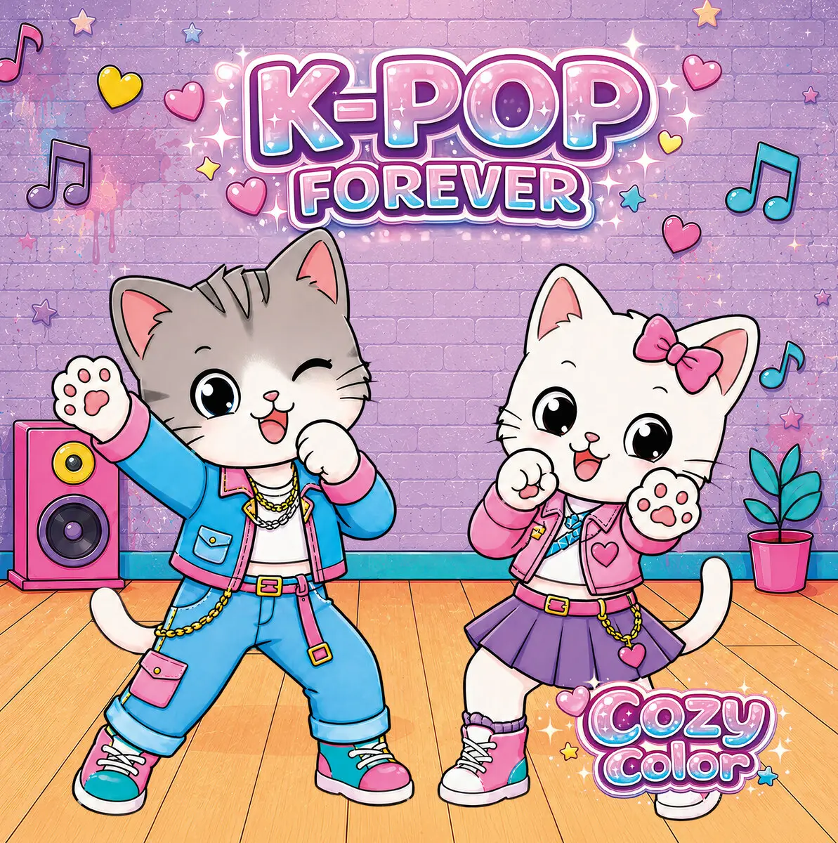 Książka - Cozy color. K-pop forever