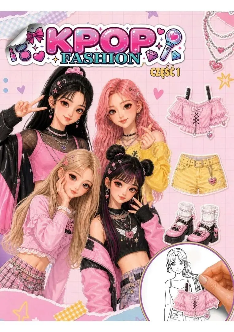 Książka - K-pop Fashion. Część 1