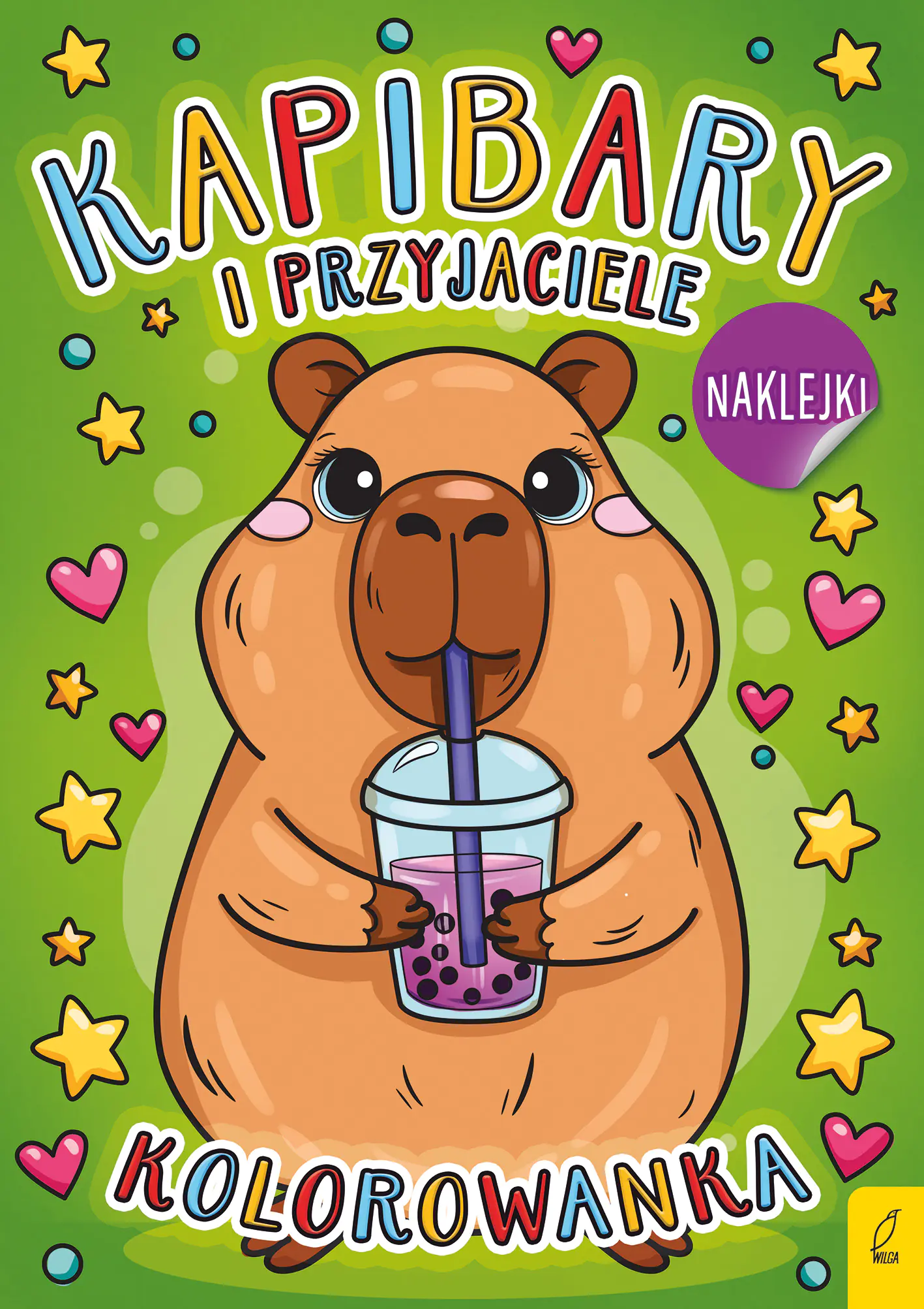 Książka - Kapibary i przyjaciele. Kolorowanka
