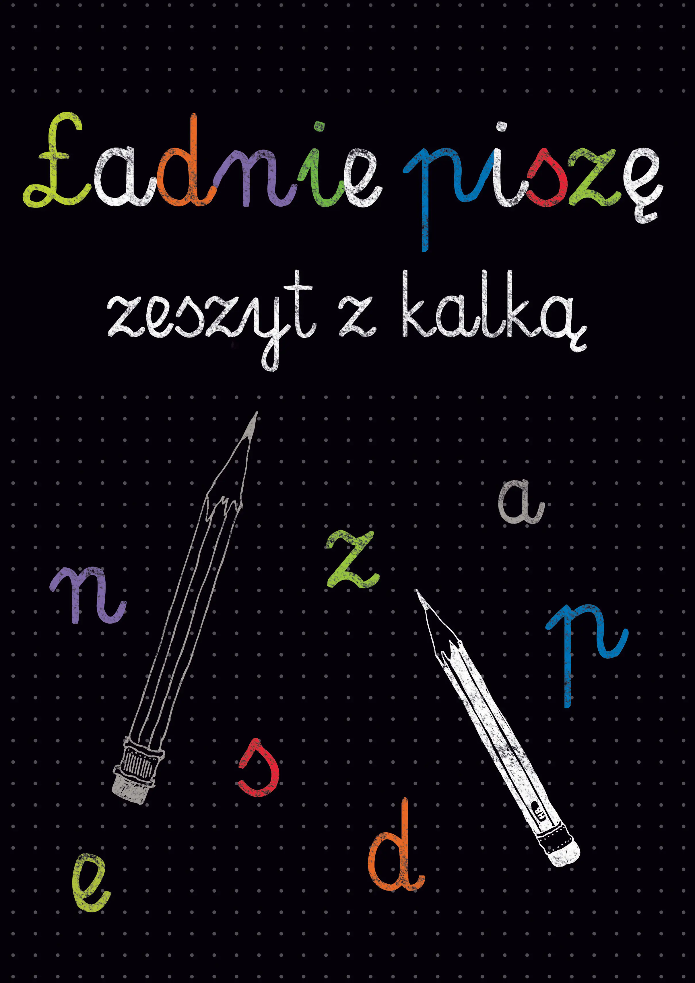 Książka - Ładnie piszę. Zeszyt z kalką