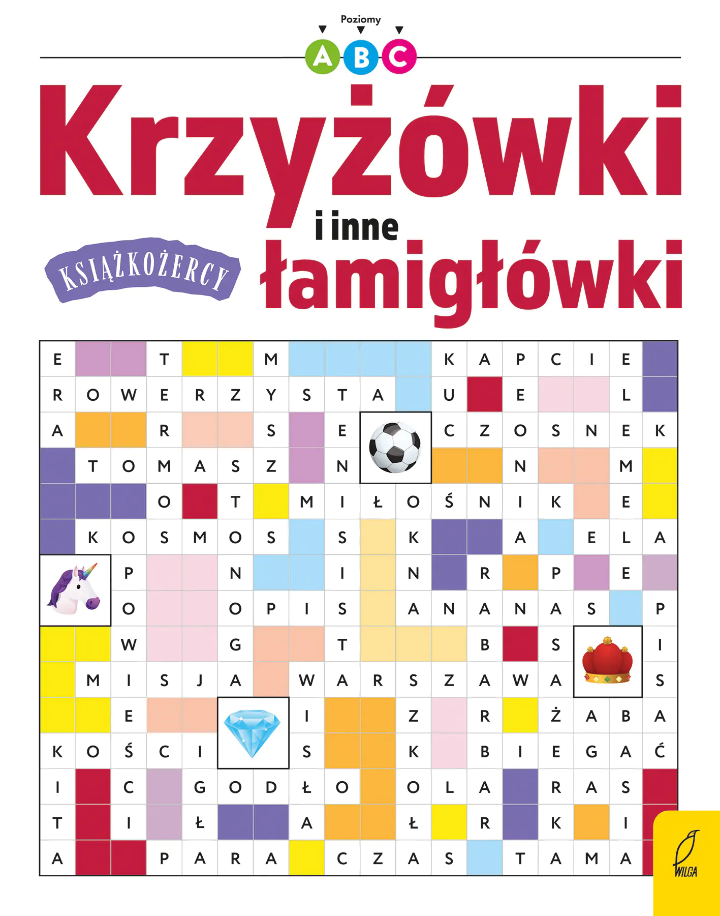 Książka - Krzyżówki i inne łamigłówki. Książkożercy