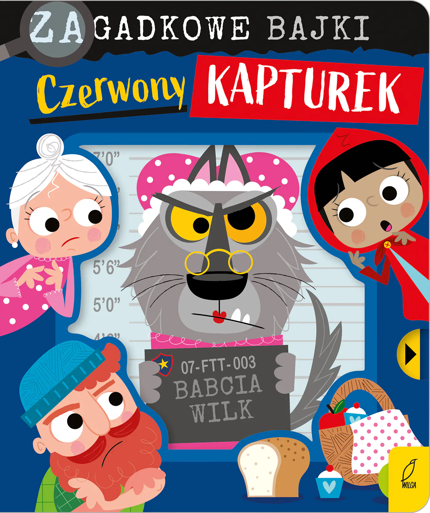 Książka - Zagadkowe bajki. Czerwony Kapturek