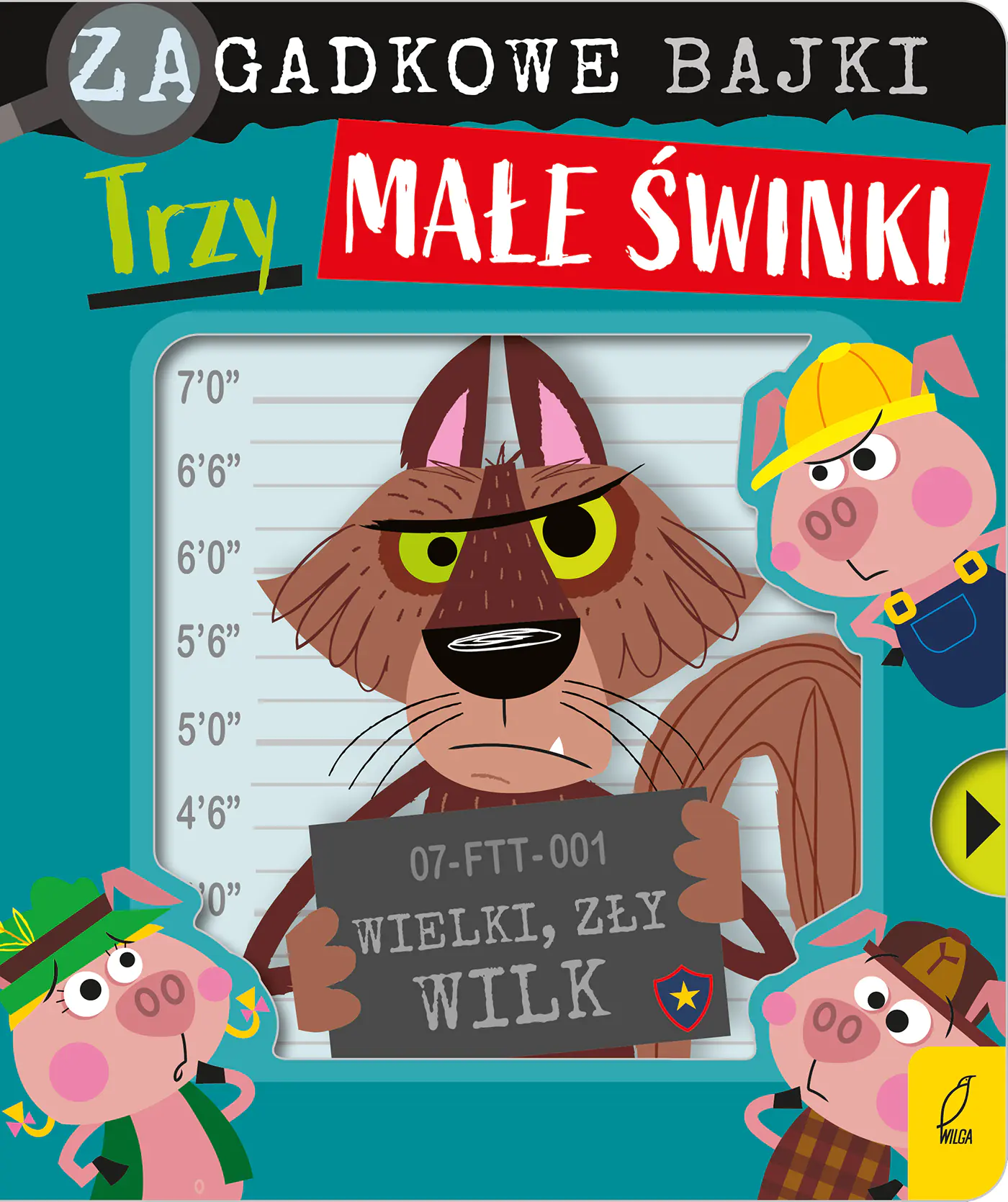 Książka - Zagadkowe bajki. Trzy małe świnki