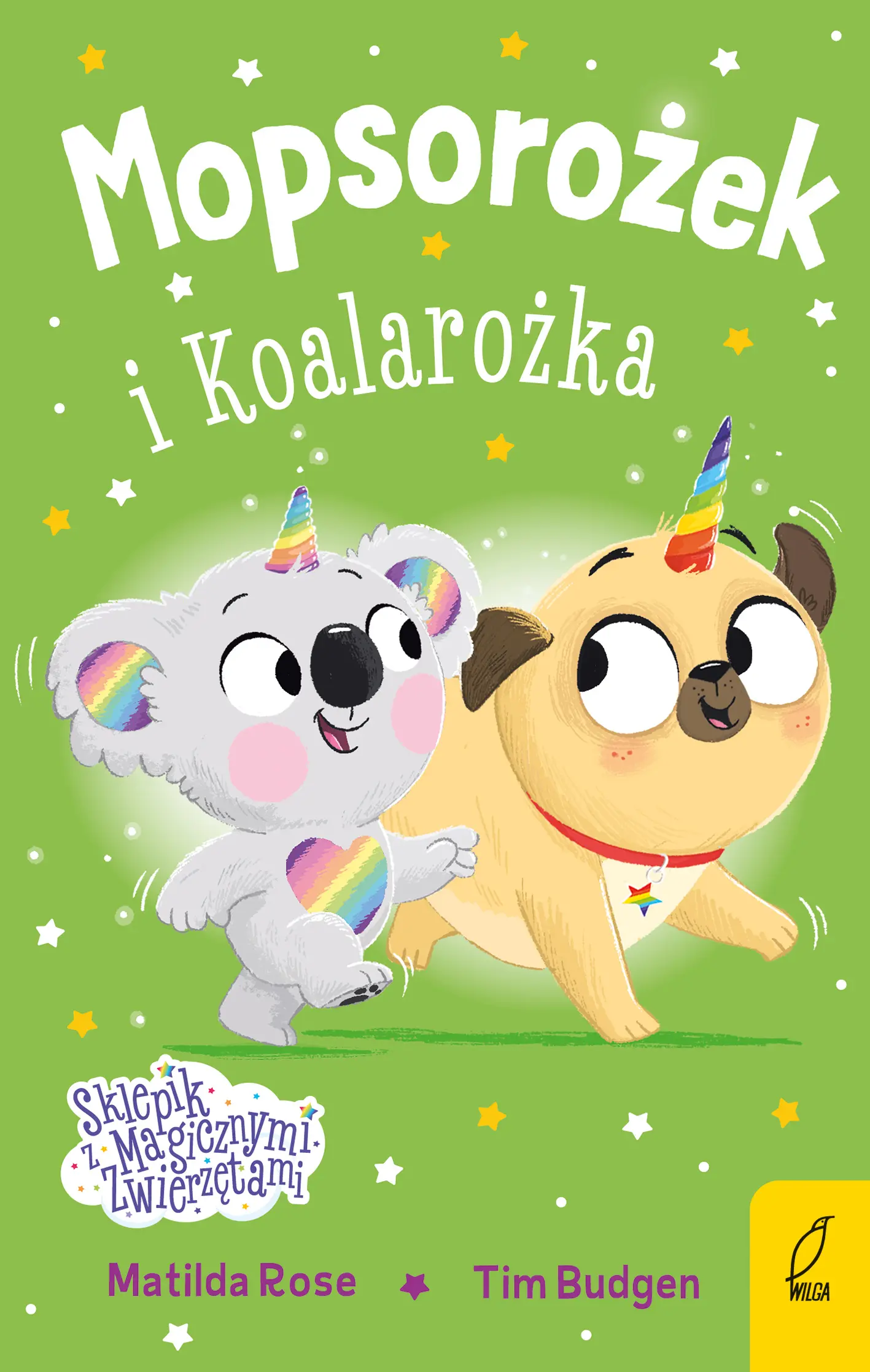 Książka - Sklepik z magicznymi zwierzętami. Mopsorożek i Koalarożka