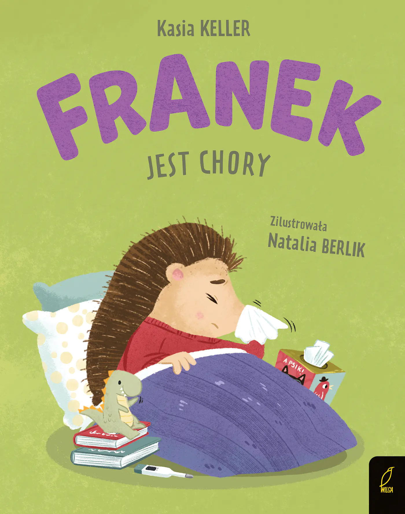 Książka - Jeżyk Franek. Franek jest chory