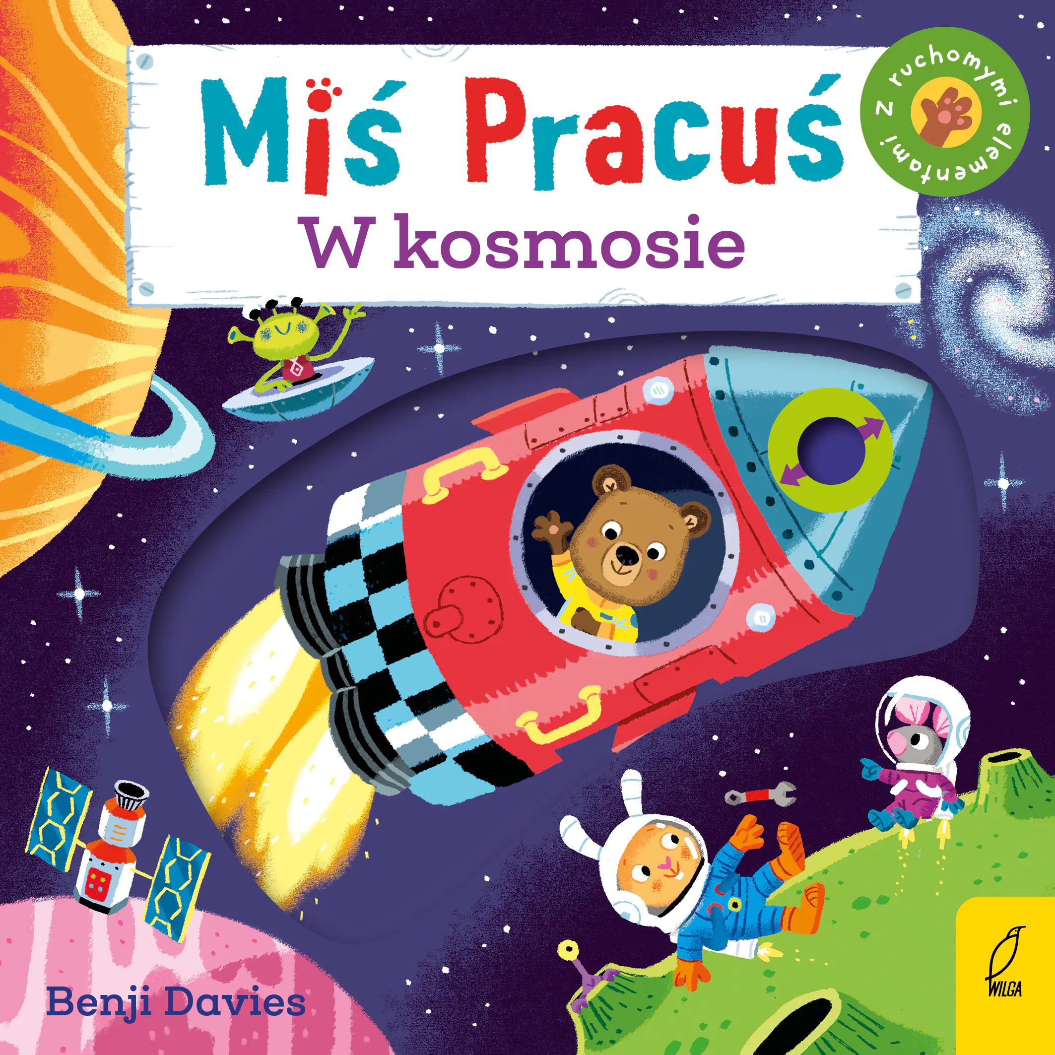 Książka - Miś Pracuś. W kosmosie