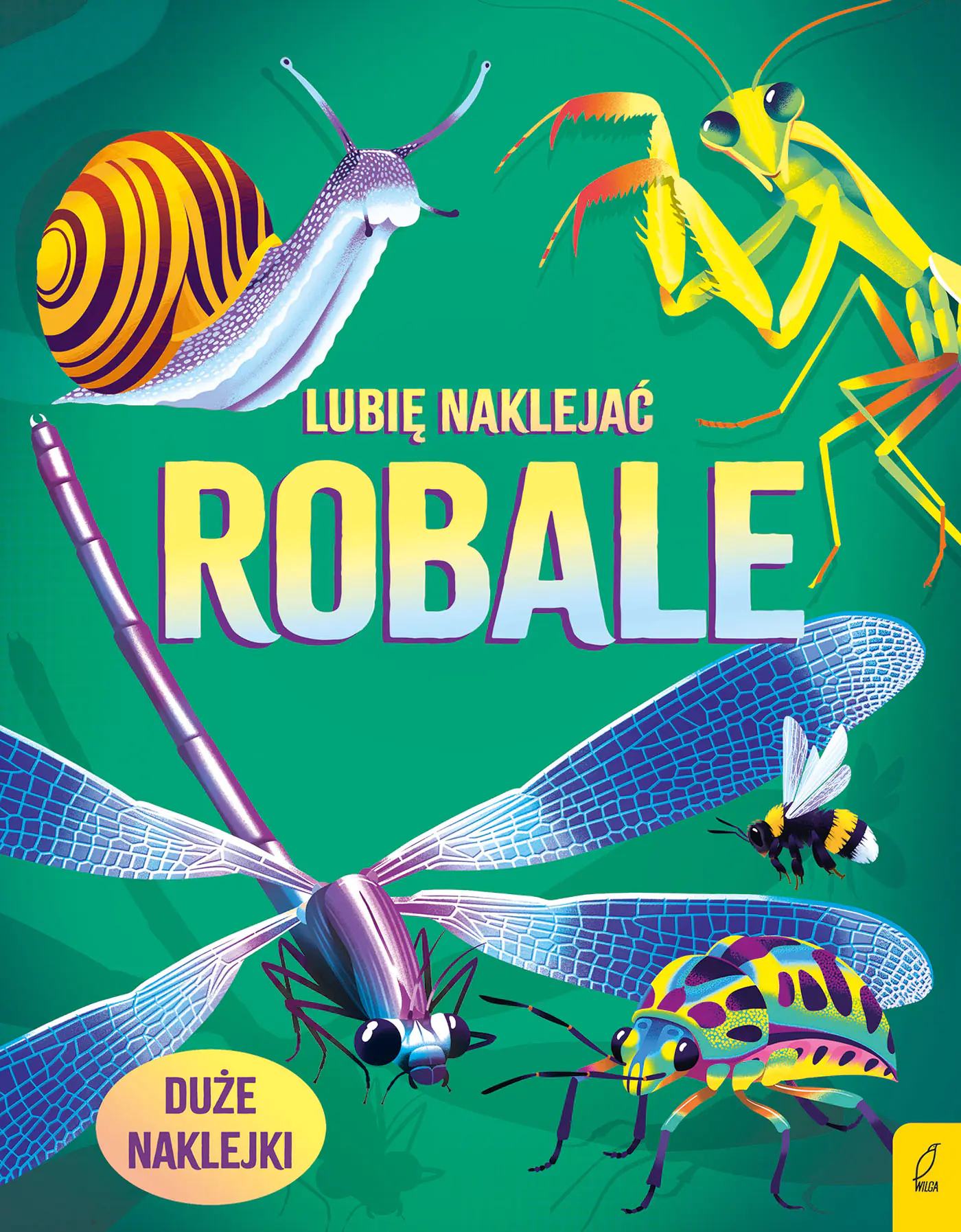 Książka - Lubię naklejać. Robale