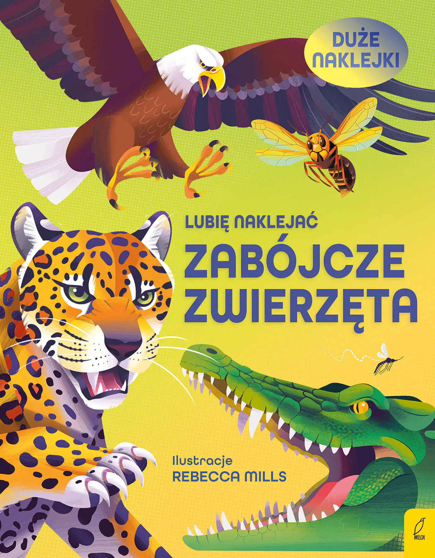 Książka - Lubię naklejać. Zabójcze zwierzęta