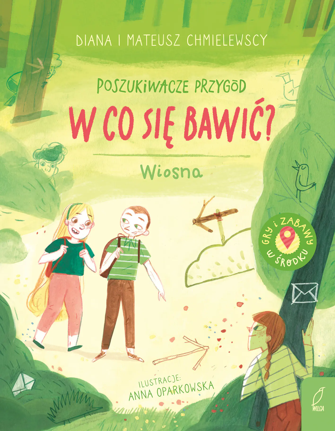 Książka - Poszukiwacze przygód. W co się bawić? Wiosna