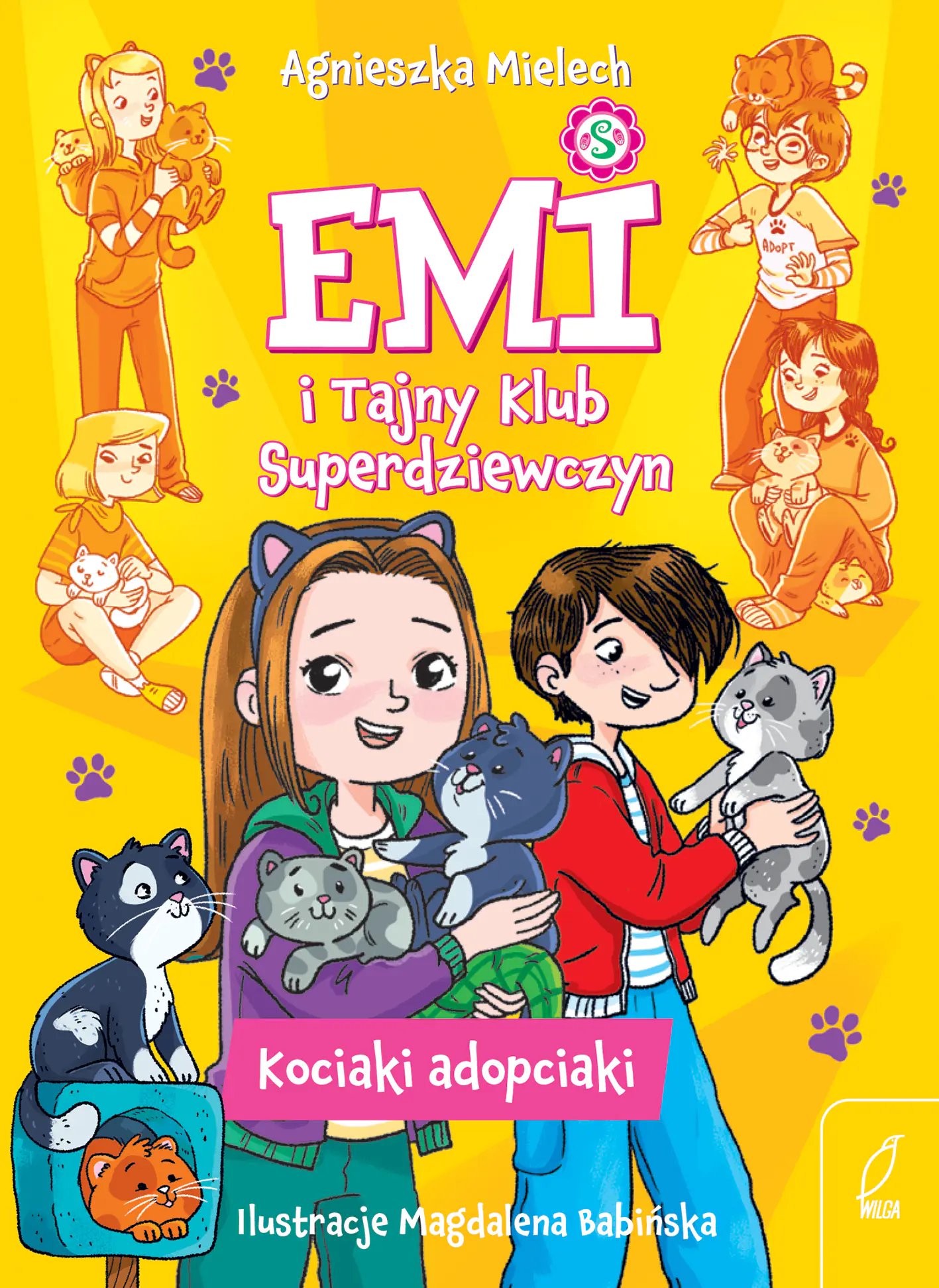 Książka - Emi i Tajny Klub Superdziewczyn. Kociaki adopciaki