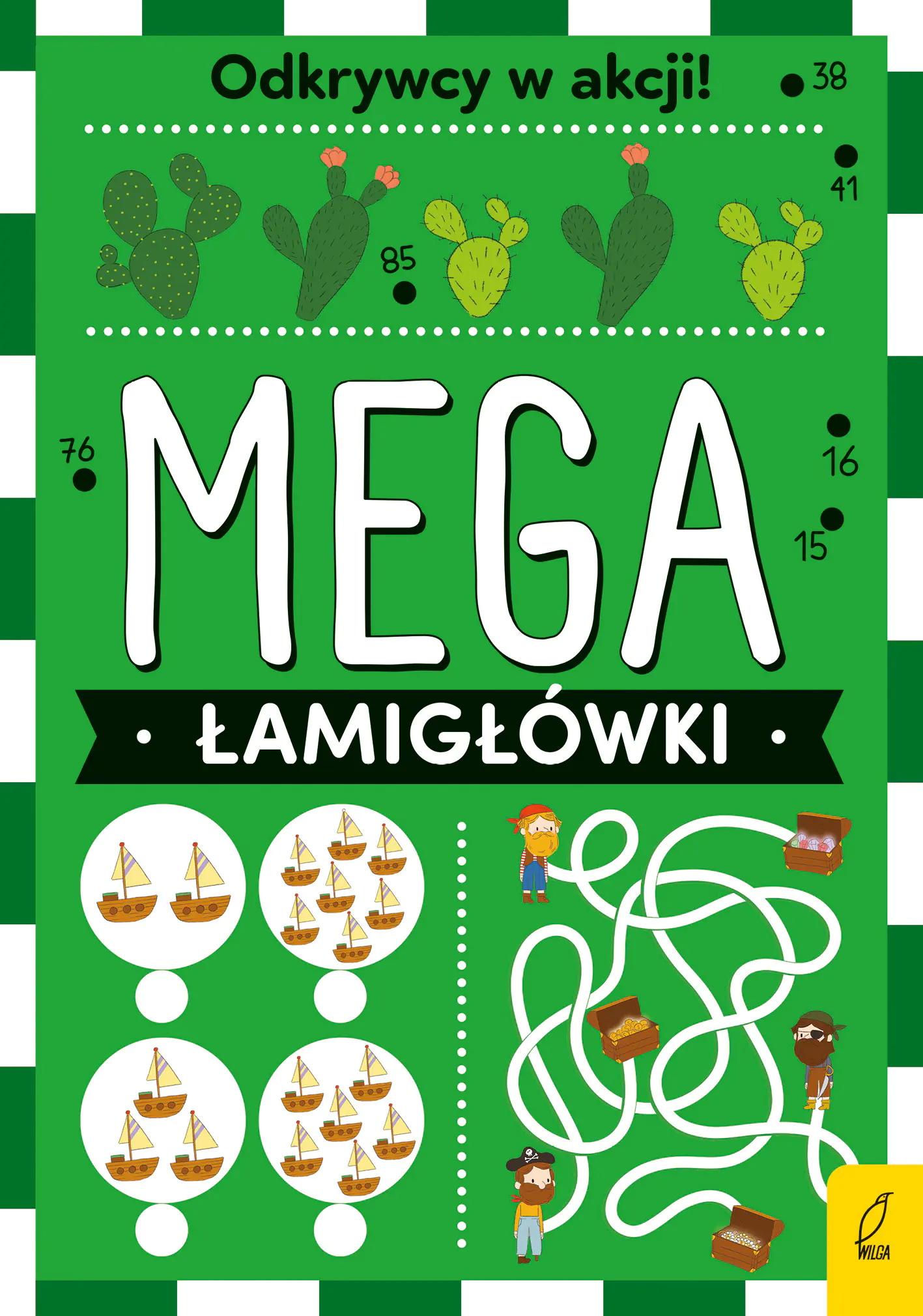 Książka - Mega łamigłówki. Odkrywcy w akcji