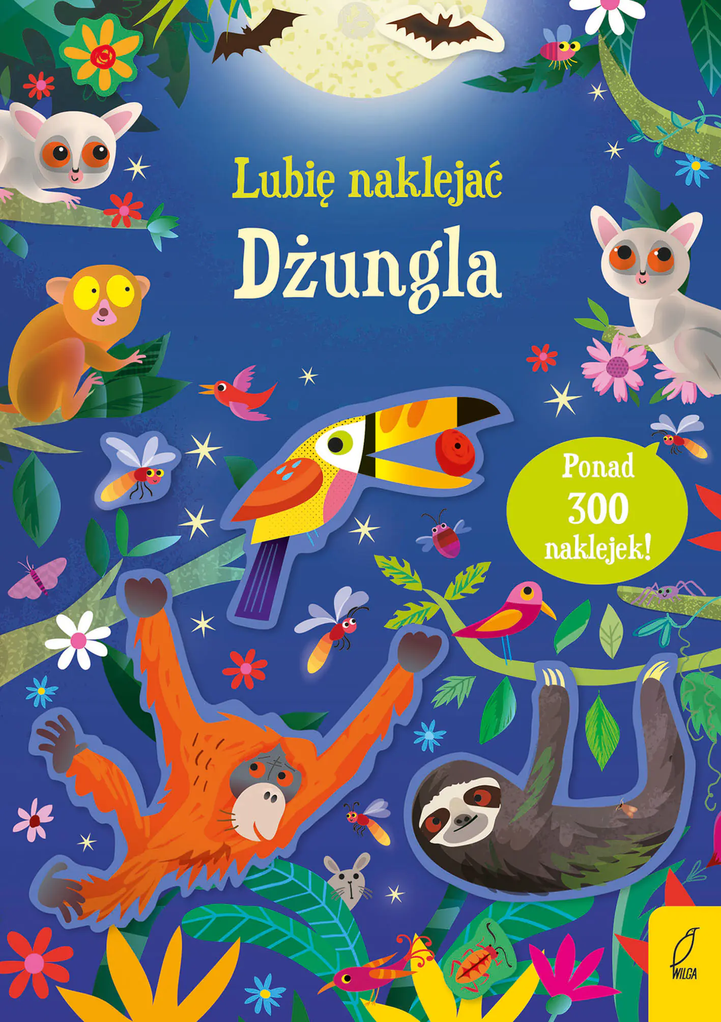 Książka - Lubię naklejać. Dżungla