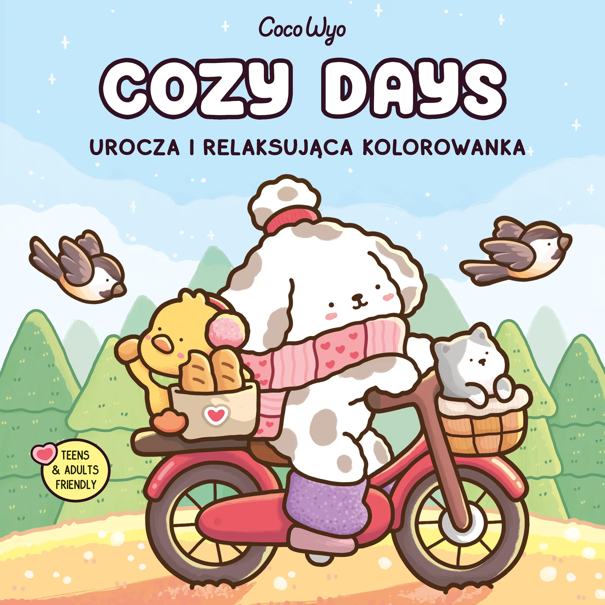 Książka - Cozy Days. Urocza i relaksująca kolorowanka