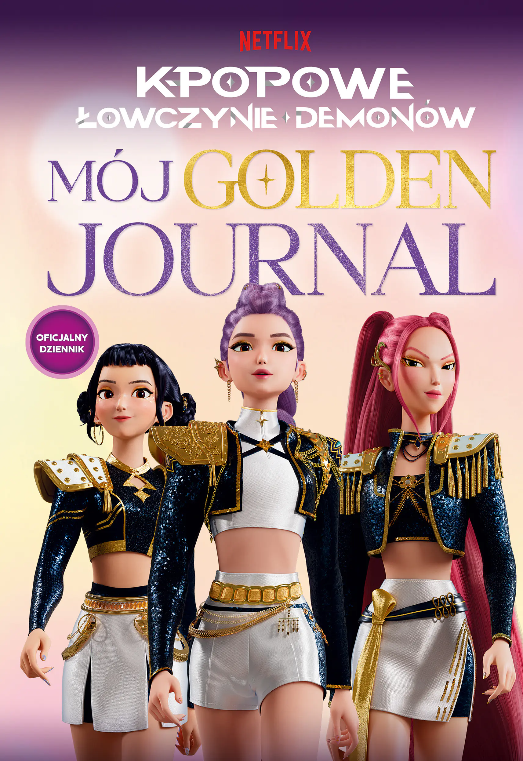 Książka - K-popowe łowczynie demonów. Mój golden journal. Oficjalny dziennik