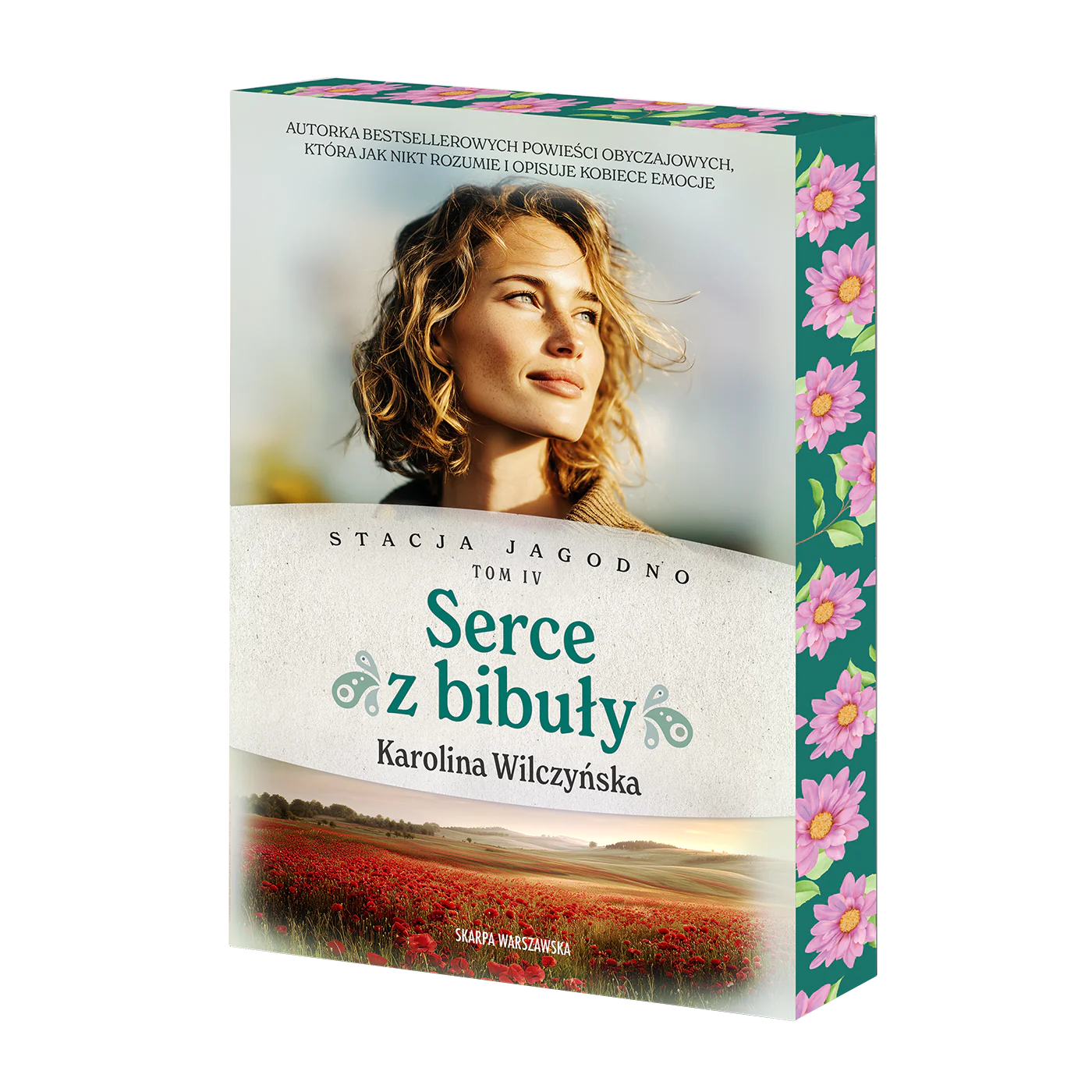 Książka - Stacja Jagodno. Serce z bibuły (barwione brzegi)