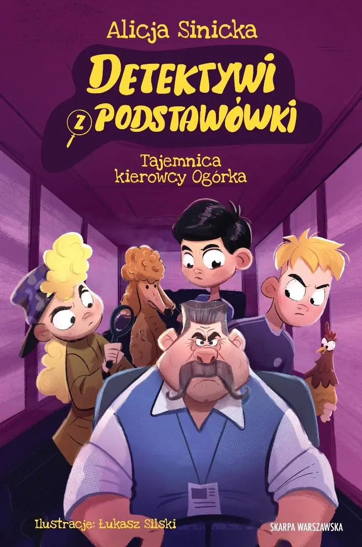 Książka - Detektywi z podstawówki. Tajemnica kierowcy Ogórka