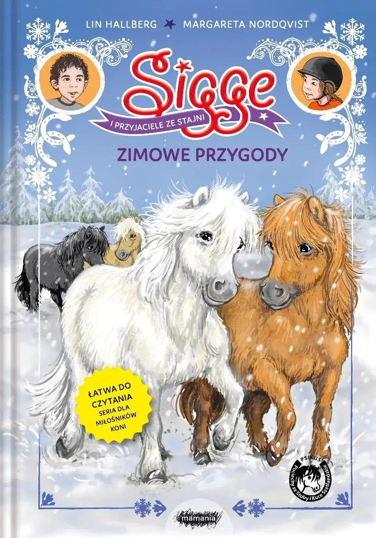 Książka - Sigge i przyjaciele ze stajni. Zimowe przygody
