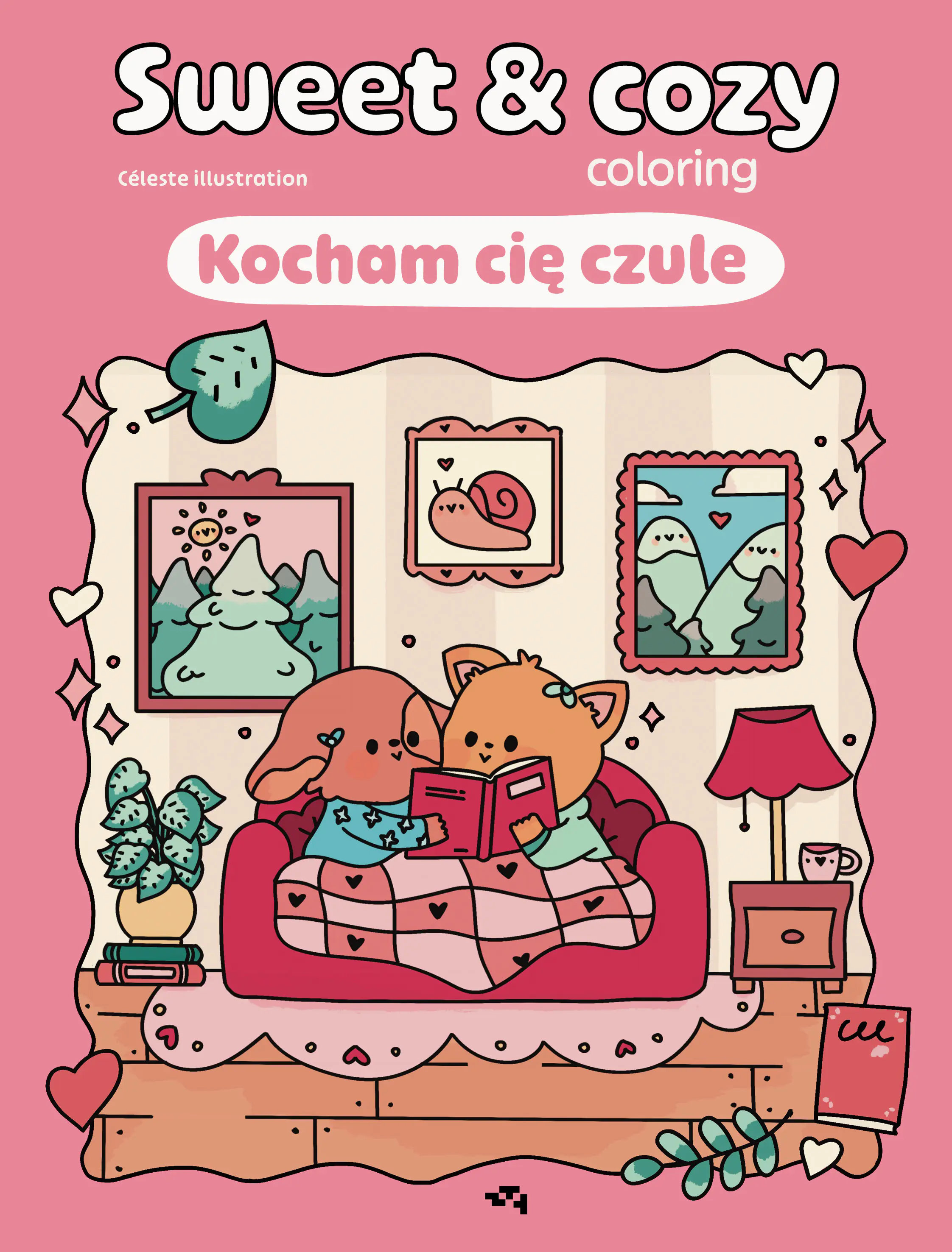 Książka - Kocham cię czule. Sweet & cozy coloring