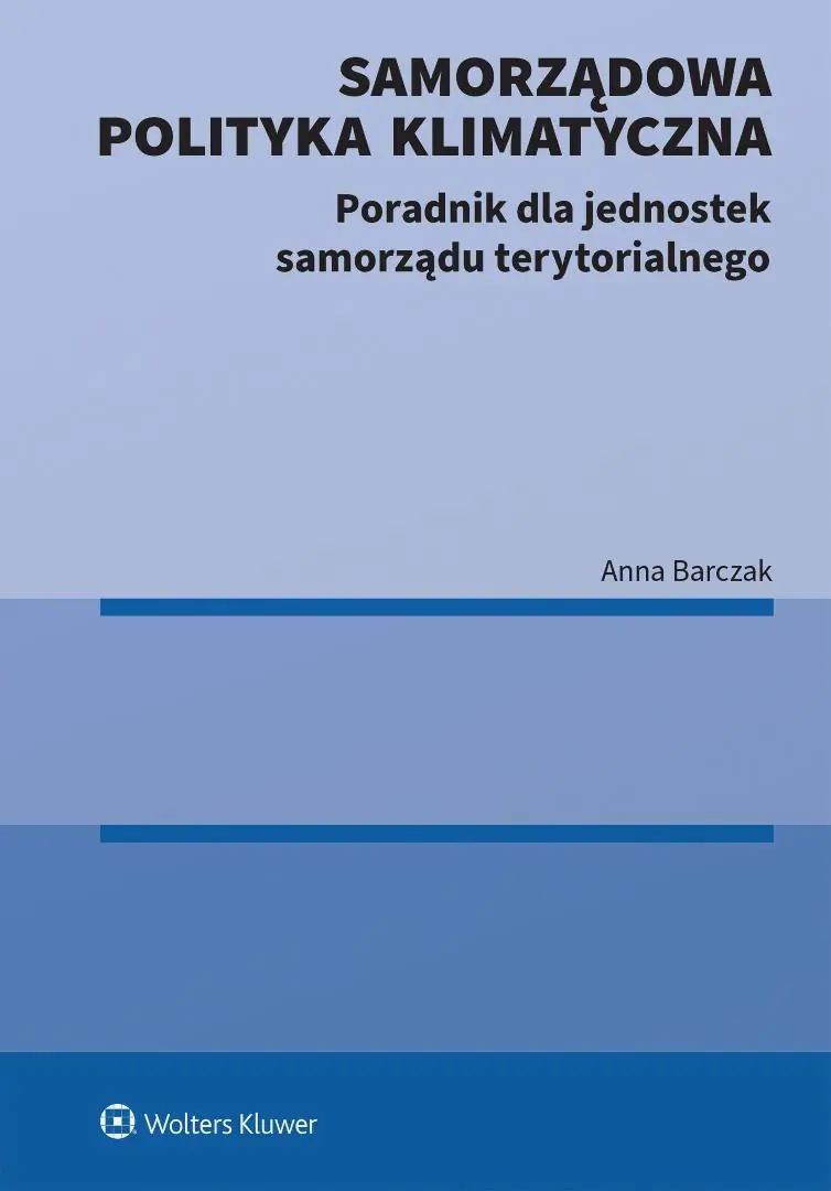 Książka - Samorządowa polityka klimatyczna
