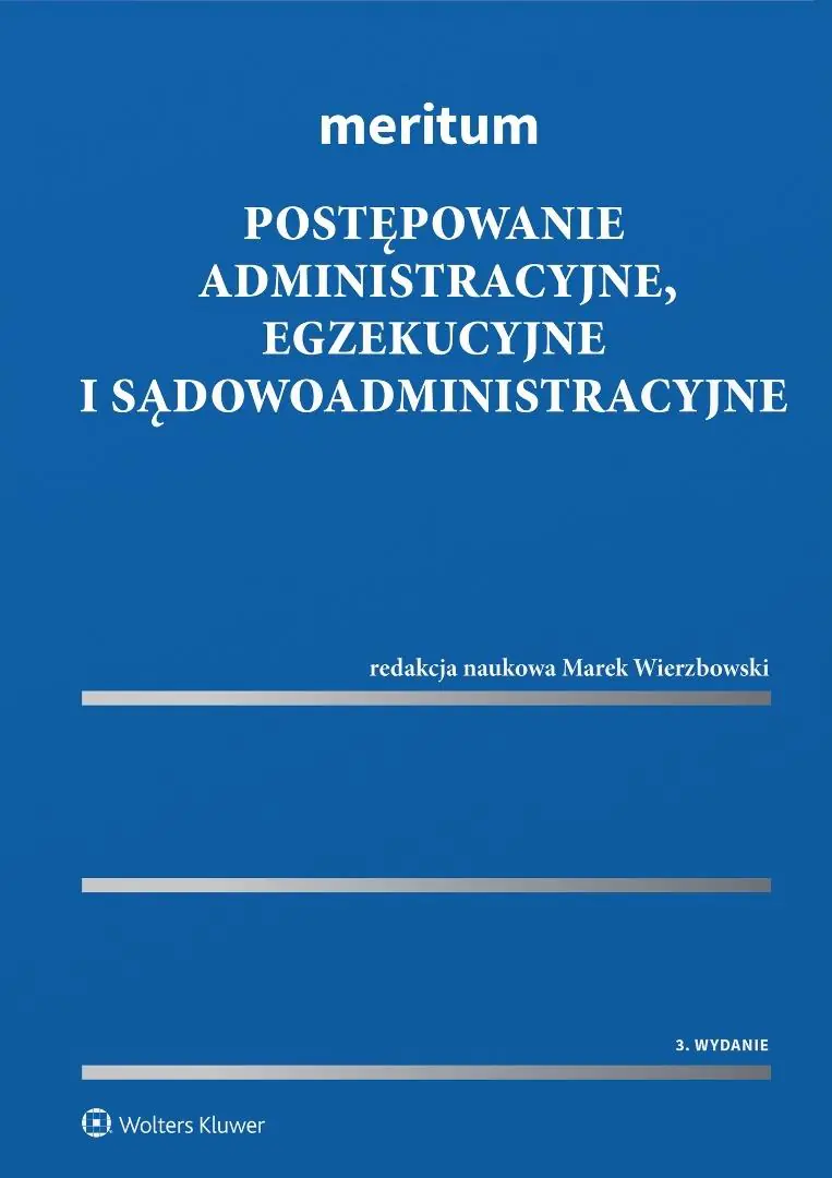 Książka - Meritum. Postępowanie administracyjne, egzekucyjne i sądowoadministracyjne