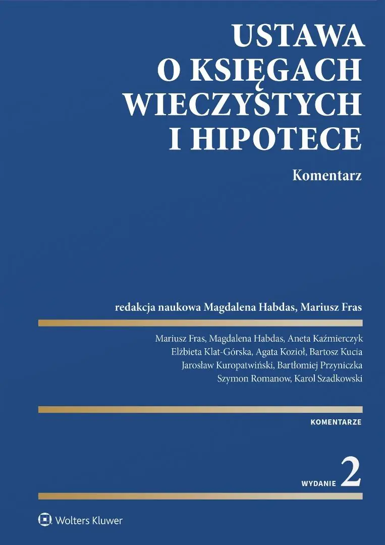 Książka - Ustawa o księgach wieczystych i hipotece. Komentarz