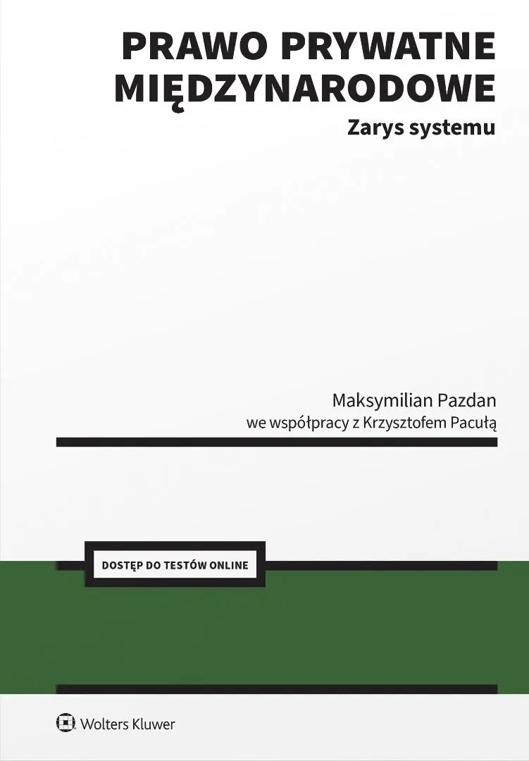 Książka - Prawo prywatne międzynarodowe. Zarys systemu