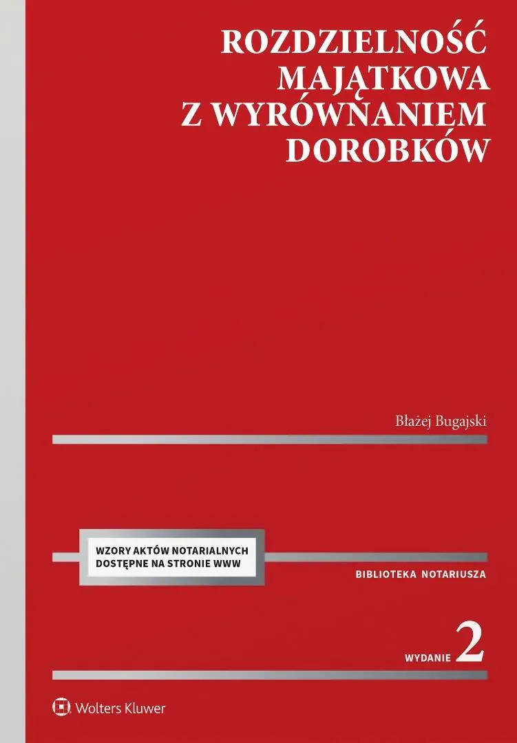 Książka - Rozdzielność majątkowa z wyrównaniem dorobków