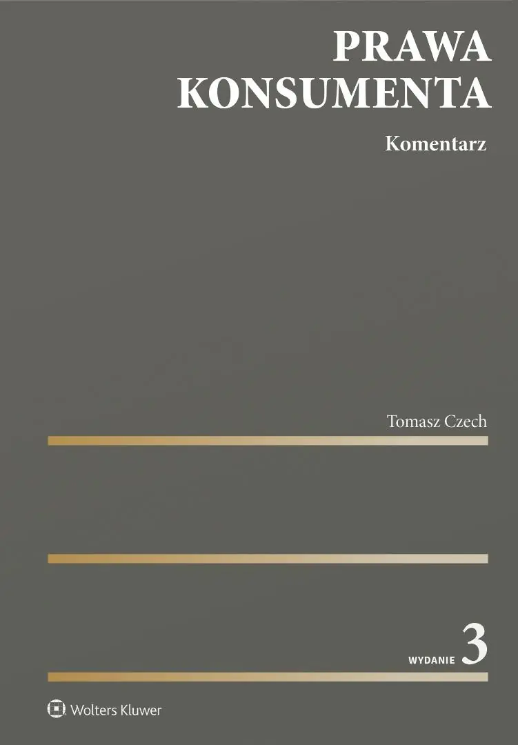 Książka - Prawa konsumenta. Komentarz