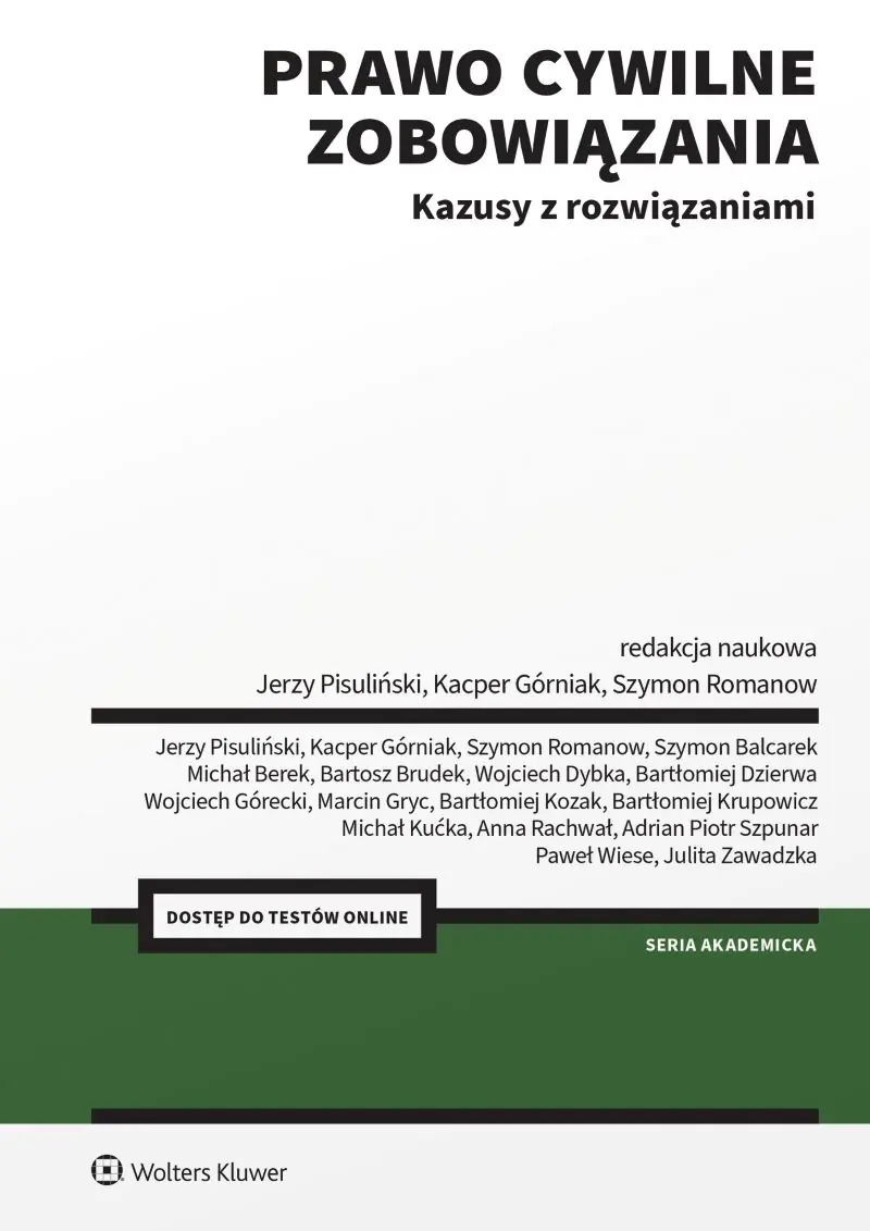 Książka - Prawo cywilne. Zobowiązania. Kazusy z rozwiązaniami